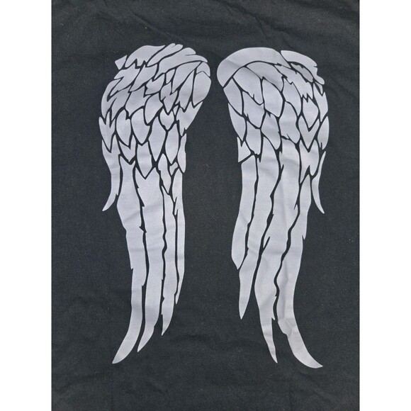 Daryl Dixon The Walking Dead Zero Tolerance For Walkers Black Tee L - Picture 7 of 7
